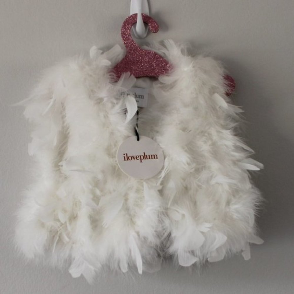 NWT Authentic iloveplum Farrah Ostrich Vest